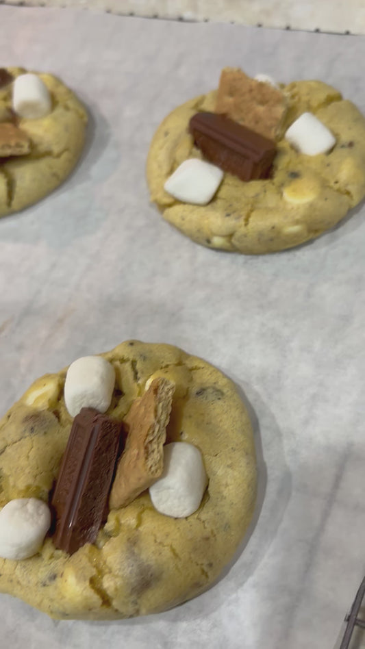 Smore Fireplace Cookie